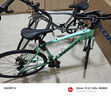 飛鴿（FLYING PIGEON）公路車(chē)自行車(chē)男女學(xué)生成人跑車(chē)變速公路賽單車(chē)競速賽車(chē)可改實(shí)心胎 青色/30刀/輻條輪 700C 21速高配 曬單實(shí)拍圖