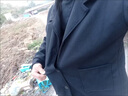 gxmy中長(cháng)款夾克外套男士休閑套裝秋冬季一套痞帥氣搭配衣服男裝三件套 1591灰色外套白色毛衣套裝 XL 曬單實(shí)拍圖