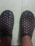 洞洞涼鞋男士2020夏季新款透氣ins潮流開(kāi)車(chē)軟底運動(dòng)涉水沙灘男鞋 黑色 42 曬單實(shí)拍圖