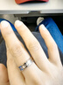 丹尼爾惠靈頓（DanielWellington）dw戒指男女 星環(huán)銀色情侶戒指 表白新年禮物送女生送男友 56號 DW00400104 銀色 曬單實(shí)拍圖