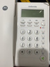 摩托羅拉（Motorola）摩托羅拉CT220C固定電話(huà)機座機來(lái)電顯示家用辦公室用坐式固話(huà)單機 摩托羅拉CT220C【白色】雙接口 免電池 曬單實(shí)拍圖