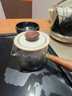薈云軒手繪山水茶壺功夫茶具草木灰陶瓷泡茶壺單壺玻璃側(cè)把壺家用泡茶器 玻璃側(cè)把壺+二杯 280ML 曬單實(shí)拍圖