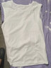 卡帝乐鳄鱼（CARTELO）品牌背心男士莫代尔圆领棉质夏季冰丝透气运动紧身无袖坎肩健身男 白色 XL 130-145斤合身 晒单实拍图