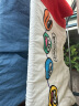 MQD男女童短袖T恤纯棉夏季新款中大儿童拼接洋气 中国红 140cm 实拍图