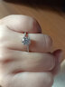 詩(shī)美洛莫桑鉆戒指女閉口一克拉六爪純銀戒指結求婚情侶戒指送愛(ài)人禮物 1克拉扭壁六爪銀戒指 10# 曬單實(shí)拍圖