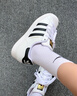 阿迪達斯 （adidas）三葉草貝殼頭女板鞋 經(jīng)典金標(biāo)情侶運動鞋戶外輕便百搭低幫休閑鞋 三葉草金標(biāo)貝殼頭/現(xiàn)貨速發(fā) 36.5 內(nèi)長225MM 曬單實拍圖