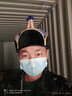 男士蒙古族帽子成人男帽蒙古演出舞蹈帽子 蒙古袍配飾 蒙古王爺帽 深藍色 均碼(帽圍60cm) 曬單實(shí)拍圖