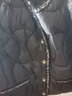 百圖betu女裝秋季新款羽絨服圓領(lǐng)短款小香風(fēng)撞邊羽絨外套2309T02 黑色 S 曬單實(shí)拍圖