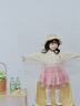 幼歌（YOUGE）嬰幼兒春季柔軟蓬松蕾絲短裙甜美可愛(ài)百搭純色半身裙潮 粉色 80 cm（建議身高73-90） 曬單實(shí)拍圖