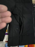 袋鼠男裝冬季新款立領(lǐng)羽絨服男短款簡(jiǎn)約商務(wù)休閑中年男士鴨絨保暖外套 黑色 195/4XL 曬單實(shí)拍圖