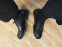 波图蕾斯(Poitulas)英伦男士商务休闲鞋正装皮鞋男系带耐磨 P9829 黑色 46 实拍图