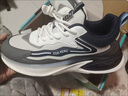 SUSTYLE國際一線(xiàn)品牌男鞋運動(dòng)鞋輕便百搭休閑舒適防滑男士保暖軟底跑步鞋 灰色 41 曬單實(shí)拍圖