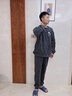 俞兆林（YUZHAOLIN）冬季睡衣男珊瑚絨長(cháng)袖套裝冬天青少年大碼加絨加厚可外穿家居服 NSCJF-T603深灰菱形格套頭 XL （建議125-150斤） 曬單實(shí)拍圖