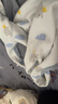 嬰唯棉兩面穿嬰兒馬甲春秋寶寶背心新生兒小馬甲雙層純棉男女兒童坎肩 藍(lán)色小綿羊 90 曬單實(shí)拍圖