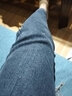 亨亞晟冬季高腰牛仔褲女加絨加厚彈力緊身顯瘦外穿保暖長褲女 灰藍(lán)色長褲【加絨加厚】 29碼，腰圍2尺2，建議110-119斤 曬單實(shí)拍圖