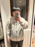 NOTHOMME“山野之息”Teflon三防拼色沖鋒衣外套戶外壓膠防水沖鋒夾克 迷霧灰（無格紋） S 曬單實(shí)拍圖