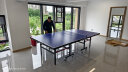 双鱼 乒乓球桌室内家用可折叠 移动带轮乒乓球台 JD200附网架赞商品 实拍图