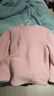 頂瓜瓜睡衣情侶冬季加厚保暖家居服套裝可外穿秋冬款長袖套頭半邊絨睡衣 甜榛粉 M (160) 曬單實(shí)拍圖