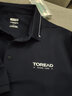 探路者（TOREAD）polo短袖翻領(lǐng)t恤男春夏新品POLO衫戶(hù)外短袖輕薄透氣速干T恤 藏藍(lán) L 曬單實(shí)拍圖