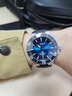 豪利時(shí)（ORIS）【官方旗艦】AQUIS系列瑞士機(jī)械表400自主機(jī)芯男士手表日歷腕表 43.5mm藍(lán)盤膠帶40077634135RS 曬單實(shí)拍圖