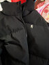 與狼共舞【高充絨】立領羽絨服男2025冬季新款鎖溫石墨烯保暖男士外套7067 黑色001 4XL /195 /充絨量:345G 曬單實拍圖