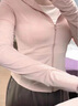 棉致速干薄款戶外防曬衣女夏季新款冰絲連帽顯瘦防曬服修身外套女士 粉紅色【454高品質(zhì)21.5】 L 95-110斤 曬單實(shí)拍圖