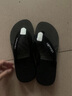 九寸陽(yáng)光 人字拖鞋男夏季潮流外穿防滑防臭夾腳男士軟底休閑越南沙灘涼鞋 41碼深灰色 曬單實(shí)拍圖