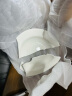 洁雅杰陶瓷盘家用白瓷盘子8.5英寸釉下彩螺纹草帽盘微波炉可用4只装 实拍图