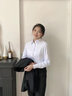 媛可職黑色西裝外套女秋冬加絨加厚銷售工裝小個(gè)子正裝套裝大學(xué)生面試職業(yè)裝西服工作服 加絨-單件黑色西裝 L 曬單實(shí)拍圖