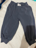 英氏童裝兒童褲子男女童休閑運動(dòng)防蚊褲春夏季闊束腳褲長(cháng)褲大童親子裝 芝麻黑（兒童款）YRKCJ2P085A 90 cm 曬單實(shí)拍圖