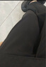 西裝褲女小個子直筒垂墜感高腰顯瘦2022夏季新款休閑哈倫煙管褲子 黑色（九分） 夏季款 3XL 推薦【151-165斤】 曬單實拍圖