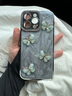圣圖朗電鍍高級感滴膠蝴蝶油墨畫(huà)適用iPhone15promax蘋(píng)果14手機殼11立體簡(jiǎn)約12全包鏡頭13硅膠防摔保護套 滴膠4只蝴蝶-灰色 iPhone 15 Pro Max 曬單實(shí)拍圖