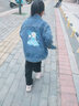 真維斯童裝女童外套春秋款2025新款兒童洋氣牛仔夾克女孩秋裝上衣中大童衣服 【春秋款】牛仔藍/雪花公主 140 曬單實(shí)拍圖