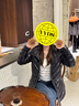 MACKAGE女士 ARITA收腰經(jīng)典休閑經(jīng)典顯瘦修身夾克羽絨服外套 黑色 S 曬單實拍圖
