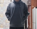 真維斯（Jeanswest）重磅連帽衛衣男春秋季新款潮牌長(cháng)袖上衣美式帽衫情侶寬松外套 火山灰 L 曬單實(shí)拍圖