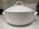 雅言陶瓷盛湯湯鍋湯煲 陶瓷餐具家用隔水燉盅帶蓋燉煲裝湯煲  公主煲1個 曬單實拍圖