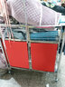 瀟赫移動(dòng)超超市貨架帶輪子超市促銷(xiāo)車(chē)服裝店特賣(mài)甩貨車(chē)售貨花車(chē)貨架折 加厚電鍍紅色大號-工業(yè)輪 曬單實(shí)拍圖