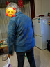 俞兆林奶奶春秋外套長(zhǎng)袖老年人衣服老太太呢子厚款上衣媽媽翻領(lǐng)女裝 藍(lán)色 5XL 【推薦140-160斤】 曬單實(shí)拍圖