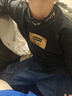 Levi's李維斯童裝男女童長(cháng)袖T恤打底衫秋季新款兒童半高領(lǐng)女童上衣中性 黑美人 150 /72 【建議身高140-152cm】 曬單實(shí)拍圖