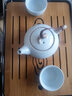 連山閣 汝窯過(guò)濾茶壺開(kāi)片可養(yǎng)小號(hào)陶瓷功夫茶具單壺帶內(nèi)膽家用泡茶器 月白色過(guò)濾祥龍壺一壺二杯 240ml 曬單實(shí)拍圖