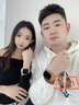 AILUO情侶手表女士潮流血糖血氧跑步戶外時尚腕表品牌生日情人節(jié)禮物 銀殼白膠帶+銀殼橙海洋表帶 曬單實(shí)拍圖