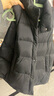 坦博爾羽絨服女時尚輕薄保暖立領(lǐng)短款羽絨馬甲TD236006 黑色 XL (175) 曬單實拍圖