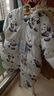 哈尼天空嬰兒羽絨服秋冬外出服冬季嬰幼兒羽絨連體衣寶寶保暖冬裝 盼盼云 73cm 曬單實(shí)拍圖