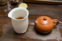 九土手繪青花公道杯陶瓷公杯禪意日式薄胎茶盅茶道白鷹嘴勻杯水杯 曬單實拍圖