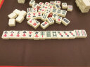 望京扑克（Wangjing Poker）麻将牌袖珍手搓32mm迷你旅行麻将套装便携宿舍小麻将144张带桌布 实拍图