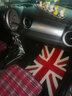 適用于寶馬迷你MINI ONE COOPER COUNTRYMAN PACEMAN汽車(chē)腳墊 米字專(zhuān)用 黑底紅旗 曬單實(shí)拍圖