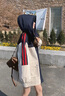 莫代爾工裝外套女2025春秋季新款沖鋒上衣初高中學生寬松百搭韓版夾克 米白色 L 115-140斤 曬單實拍圖