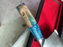 老爹（OldPAPA） 老爹大馬士革鋼鍛打家用男女菜刀切片刀廚房專用套裝組合刀具 大馬士革男大切片刀 曬單實(shí)拍圖