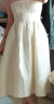 UR2024夏季新款女装温柔气质肌理捏褶开衩吊带连衣裙UWG740064 象牙白 XS 晒单实拍图