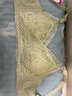 KJ品牌前扣文胸性感聚攏上托側(cè)收副乳防下垂無(wú)鋼圈內(nèi)衣套裝大碼胸罩 大紅 85C 38C 曬單實(shí)拍圖